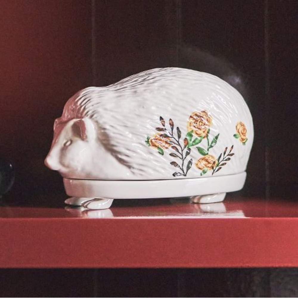 Anthropologie Nathalie Lete Hedgehog Butter Dish NEW